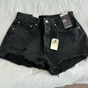 Brand new black Levi’s shorts